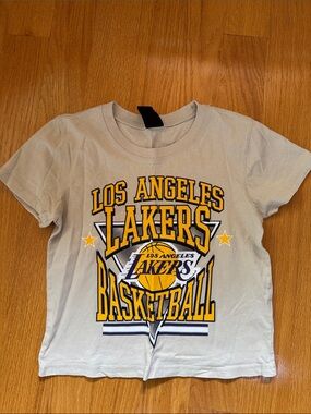 Los Angeles Lakers Short Sleeve Tee - Light Gray/Gold